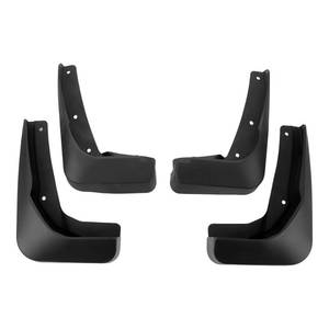 lot 13551 image: X AUTOHAUX 1set Front and Rear Mud Flaps Splash Guards Mud Guards for Audi A3 Saloon 2017-2021 WMount Accessories