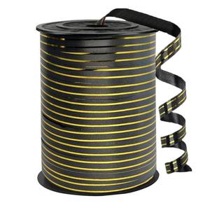 lot 14294 image: WUYUEJXI Black Gold Rimmed Curling Ribbon, 219 Yards, Perfect for Wedding, Birthday, Party, Festival, Florist Flowers Decor