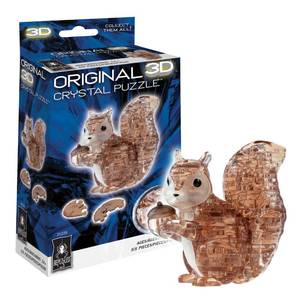 lot 14384 image: BePuzzled  Squirrel Original 3D Crystal Puzzle, Ages 12 and Up