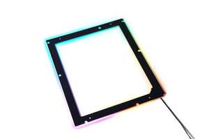 lot 14422 image: Formulamod ATX Motherboard RGB Backplate Light-Emitting Back-Plane 5V 3 Pin ARGB Desktop Decor Lamp Strip Back Light Pad