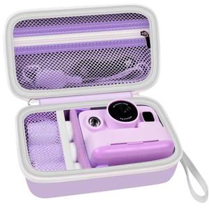 lot 14423 image: Grapsa Case Compatible with DYLANTO for ESOXOFFORE for ETIKEZ for YTETCN for DUDUDRAGON Instant Print Camera, Kids Camera Storage for Accessories (Box Only) (Single Case, Purple)