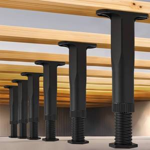 lot 15713 image: Zefphxs 6 PCS Bed Frame Support Legs, Adjustable Bed Support Legs��7.2-13.5��, Adjustable Bed Legs for Queen Bed Slats, Heavy Duty Frame Sofa Dresser Table Cabinet and Wooden Furniture