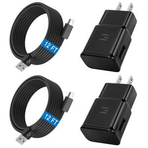 lot 16011 image: Android Charger Type C Cable Fast Charging with 12FT USB C Phone Charger Cord for Samsung Galaxy S10S10eS10S9S9S8S8S23S22S21 UltraS20Note 20Note 10Note 98Z Flip 3A03sA02s, 2Pack