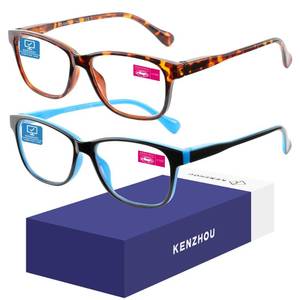 lot 16056 image: K KENZHOU Blue Light Glasses for Woman Men Bluelight Blocking Glasses for Computer Gaming Phones,Anti Eye Strain & UV Glare