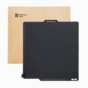 lot 16104 image: TEWIRROW Bambu Labs Original Smooth PEI Build Plate Double Sides Spring Steel Platform for Bambulab 3D Printer P1P1PP1SX1X1CX1EA1