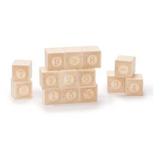 lot 16429 image: Uncle Goose Alphablanks Numbers Blocks - Made in The USA