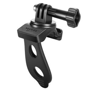 lot 16434 image: NEEWER Flexible Mount Wrap Band Compatible with GoPro DJI Insta360 Action Cameras, Motorcycle Bike Handlebar Roll Bar Tube Clip Holder Bracket Accessories for Photography Video Recording, GP-77 Black
