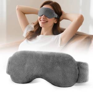 lot 16496 image: Heated Eye Mask for Dry Eyes, Steam Warm Compress for Dry Eyes, Work with Relieve, Blepharitis & Stye Treatment (Gray)
