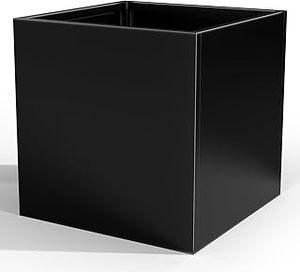 lot 1586 image: Metal black box construction kit approximately 26x26in 4 black panels