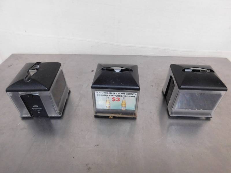 lot 1590F image: 3 Tork Xpressnap Napkin Dispenser