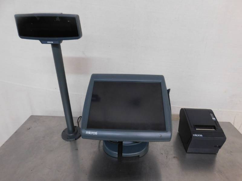 lot 1572 image: Micros Workstation with Printer and Display