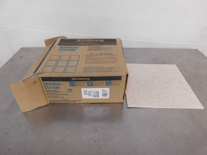 lot 1713 image: Open Box of Commercial Vinyl Tile