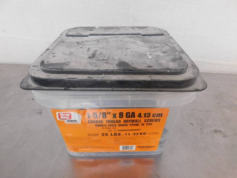 lot 1716 image: Gripright Coarse Thread Dry Wall Screws