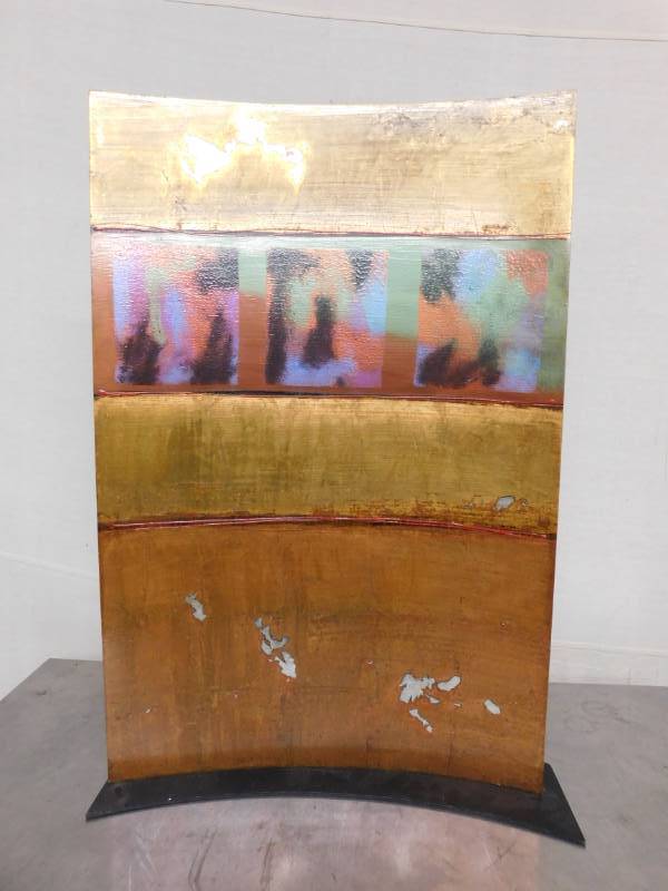 lot 1754 image: Freestanding Metal Art Piece