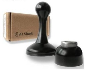 lot 23238 image: AI Shark Door Stop, Black