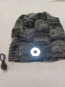 lot 23276 image: LED Rechargable Beanie Hat with Light