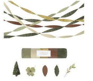lot 23288 image: Woodland Theme Crepe Paper Streamer Set of 2