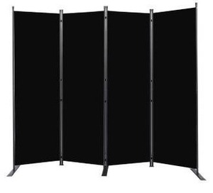 lot 23319 image: 6ft Black Room Divider Screen