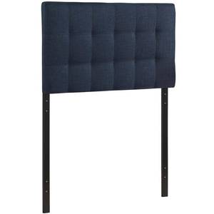 lot 23399 image: Lily Twin Upholstered Fabric Headboard