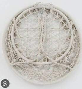 lot 23403 image: 2.6 ft Macrame Rope Hammock Swing
