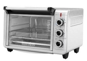 lot 23406 image: BLACKDECKER 6-Slice Crisp N Bake Air Fry Toaster Oven