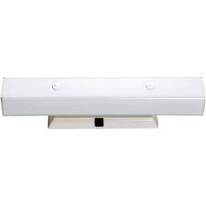 lot 23422 image: Nuvo Wall Fixture 4 Light, 14 inch, Vanity Light, White SF77-088