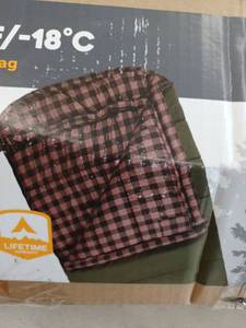 lot 23427 image: Teton Sports Bridger Canvas Sleeping Bag, 90x40 Inch