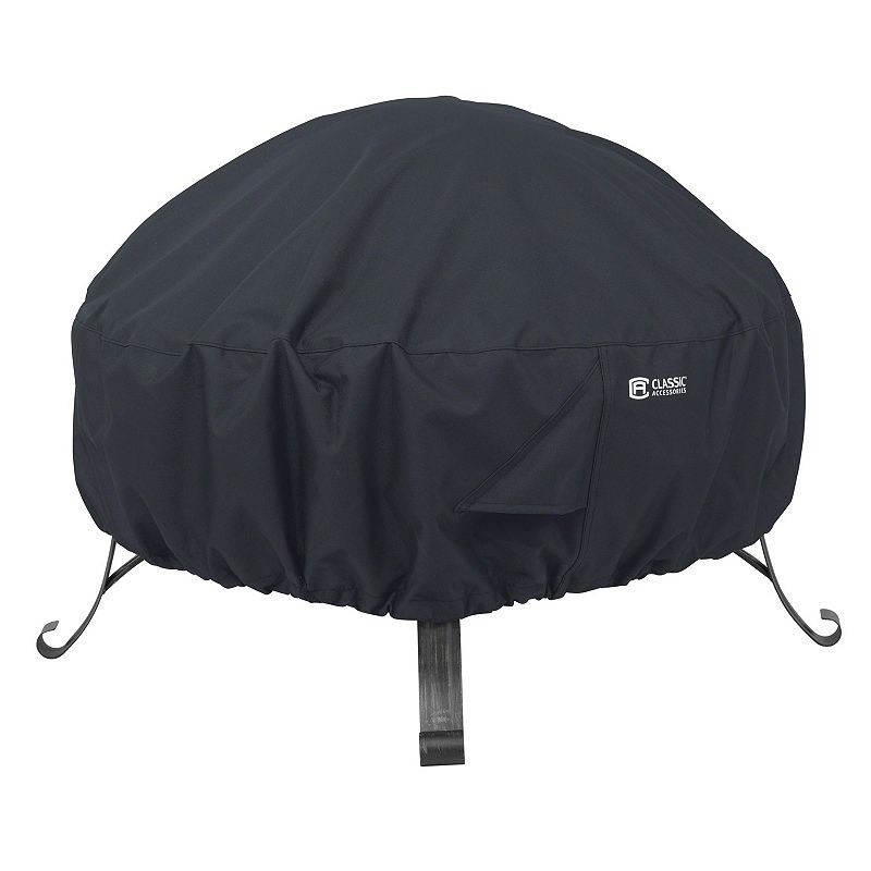 lot 3567152 image: Classic Accessories Water-Resistant 30 Inch Full Coverage Round Fire Pit Cover - Retail $16