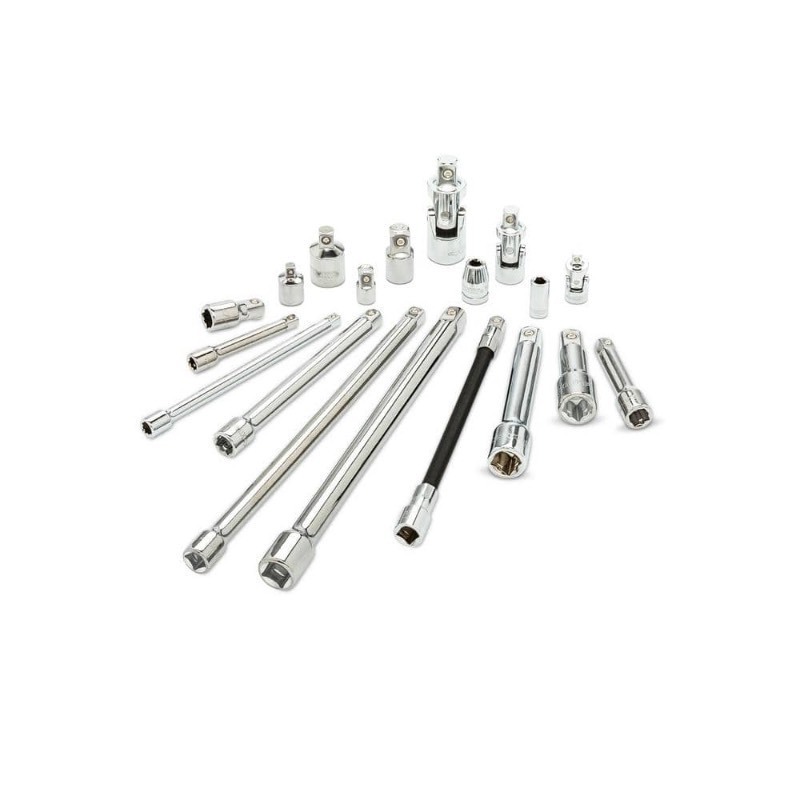 lot 4253134 image: 14 in., 38 in., 12 in. Drive Accessory Set (19-Piece) MSRP $45.00 (Missing pieces)