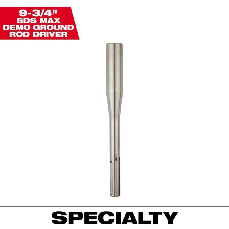 lot 4253141 image: Milwaukee Tool SDS MAX Ground Rod Driver MSRP $61.00