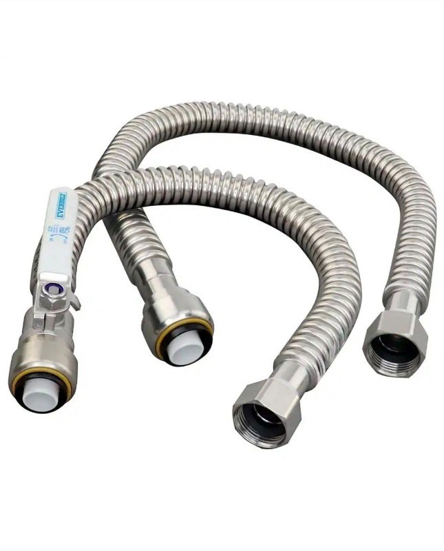 lot 42530180 image: Everbilt34 in. SSPTC x 34 in. FIP Water Heater Connection Kit MSRP $52.24