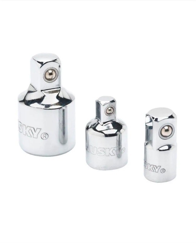 lot 42530184 image: Husky14 and 38 in. Drive Adapter Set (3-Piece) MSRP $14.97 MISSING ITEMS (See Pictures and Description)