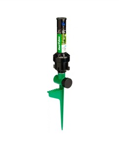 lot 4421052 image: Rain Bird3200 sq. ft. 32SA Gear Drive Rotor Sprinkler on a Spike wRain Curtain Technology, 40-360° Pattern, Adjustable 19-32 ft. MISSING ITEMS (See Pictures and Description) - Retail $19