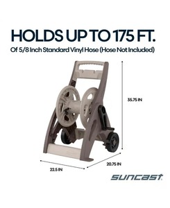 lot 4421081 image: Suncast175 ft. Hose Reel Mobile Cart - Retail $39