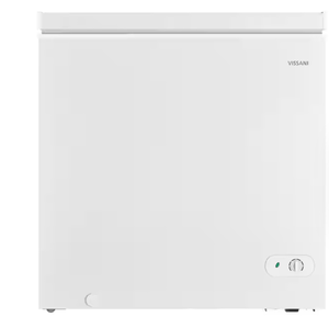 lot 4421117 image: Vissani7.0 cu. ft. Manual Defrost Chest Freezer with LED Light in White, Garage Ready - Retail $299