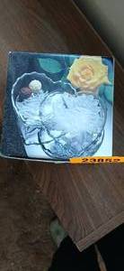 lot 23852 image: Home Beautiful Crystal Covered Rose Petal Heart Box