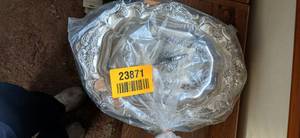 lot 23871 image: Silver Plated Platter Dish