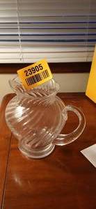 lot 23905 image: Darlington England 24% Lead Crystal Pitcher