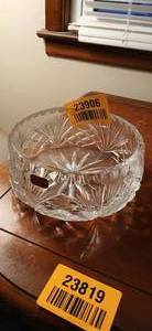 lot 23906 image: Gorham Full Lead Crystal Bowl