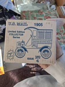 lot 23825 image: 1905 US Mail Truck Bank Limited Edition Collector Series Mail Carrier Collectible