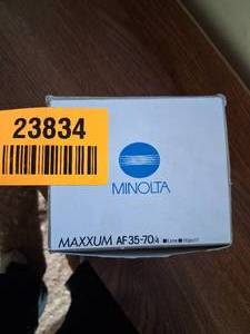 lot 23834 image: Minolta Maxxum AF 35-704 Camera Lens
