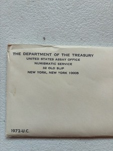 lot 24148 image: US Mint 1972 Uncirculated Coins