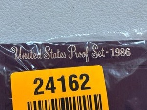 lot 24162 image: United States Proof Set 1986