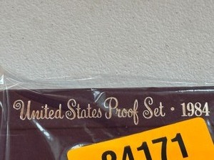 lot 24171 image: United States Proof Set 1984