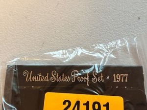 lot 24191 image: United States Proof Set 1977