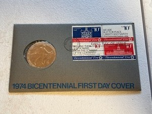 lot 24214 image: 1974 Bicentennial First Day Cover
