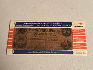 lot 24245 image: Unique Replicas of the Original Confederate Currency Set B