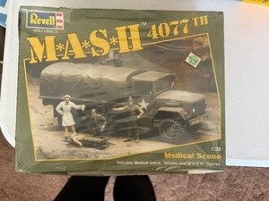 lot 24000 image: Factory Sealed Revell MASH 4077th Medical Scene Collectors Item