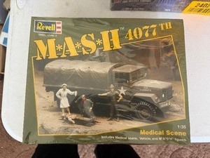 lot 24001 image: Factory Sealed Revell MASH 4077th Medical Scene Collectors Item