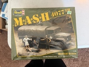 lot 24002 image: Factory Sealed Revell MASH 4077th Medical Scene Collectors Item